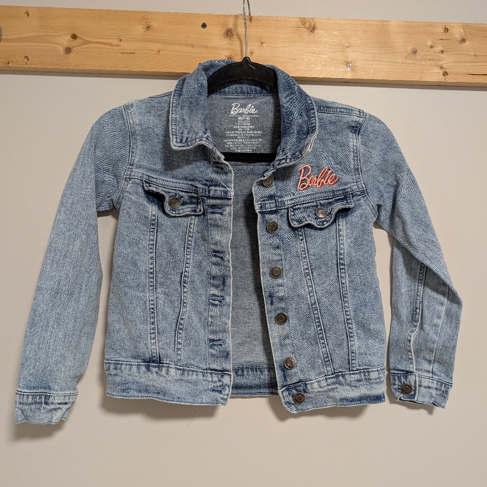 Barbie Girl Revolution Kids Medium Light Blue Denim Jacket